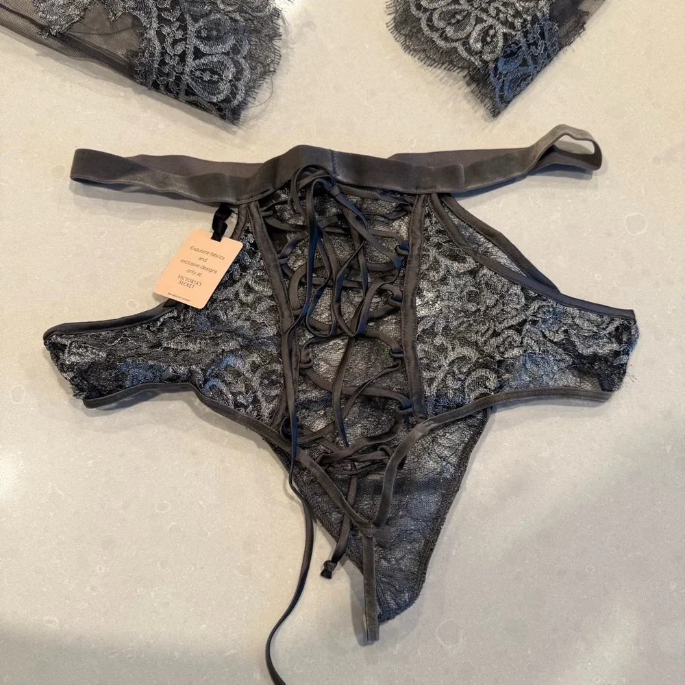 Victoria's Secret Designer Swarovski Crystal Fashion Show 2016 Lace Lingerie Set - Picture 13 of 16